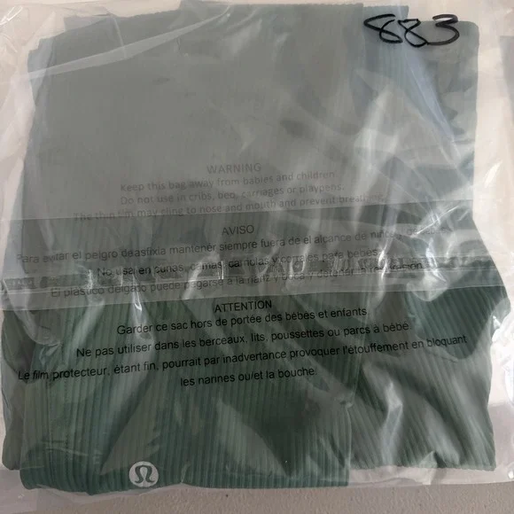 Lululemon Women's Base Pace HR Ribbed Tight Leggings Everglade Green Size 6 25" - Picture 13 of 13